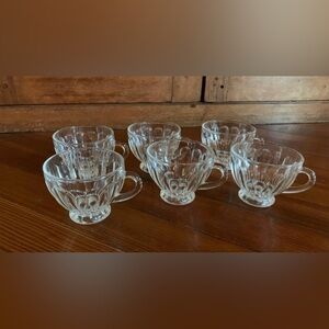 6 Vintage Glasses sold as a set
